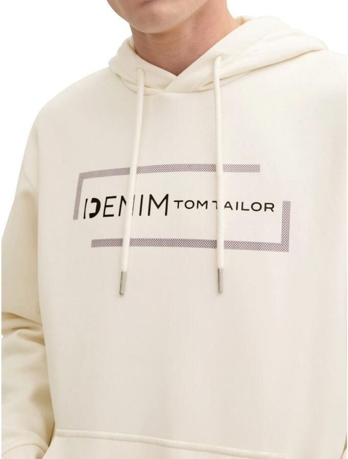 Tom Tailor Denim Hoodie met grote logoprint - Foto 2