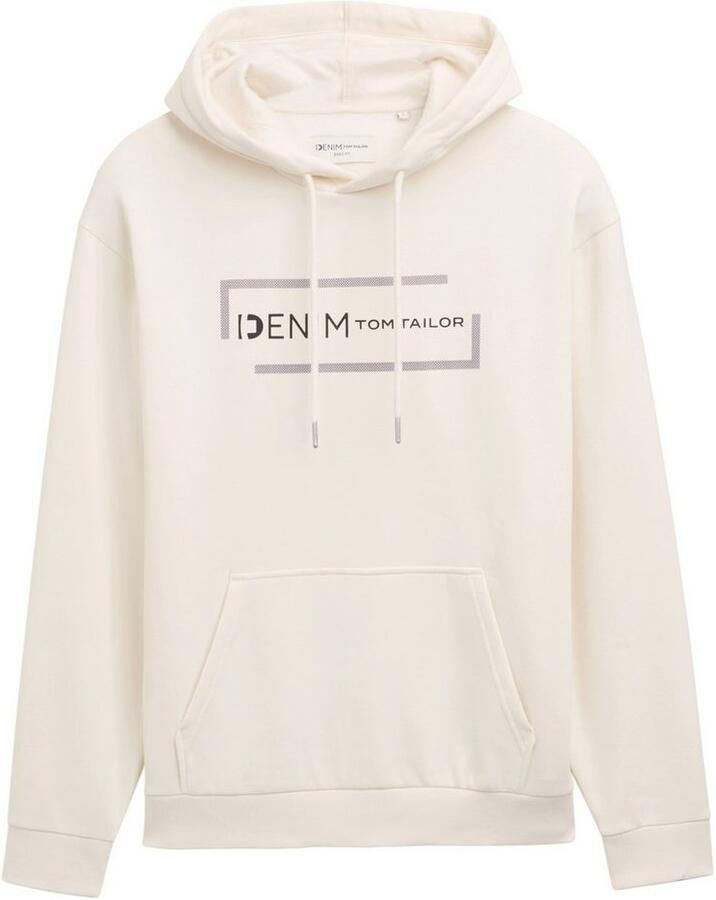 Tom Tailor Denim Hoodie met grote logoprint