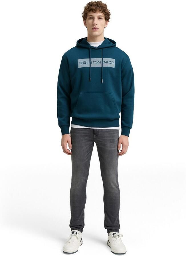 Tom Tailor Denim Hoodie met logoprint - Foto 4