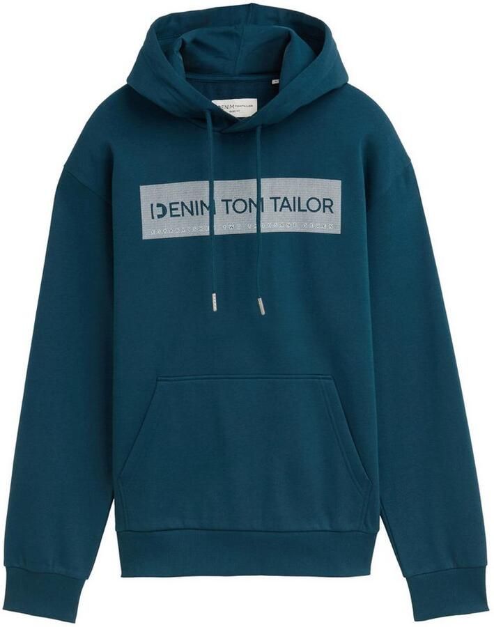 Tom Tailor Denim Hoodie met logoprint