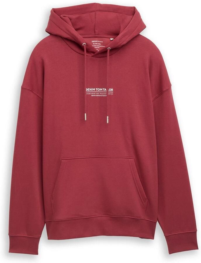 Tom Tailor Denim Hoodie met logoprint
