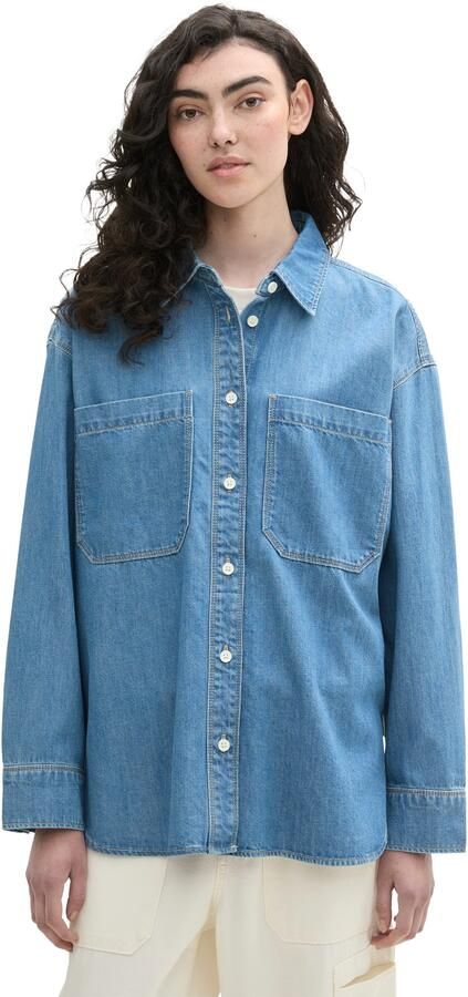 Tom Tailor Denim Jeans blouse met borstzakken - Foto 5