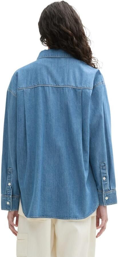 Tom Tailor Denim Jeans blouse met borstzakken - Foto 3