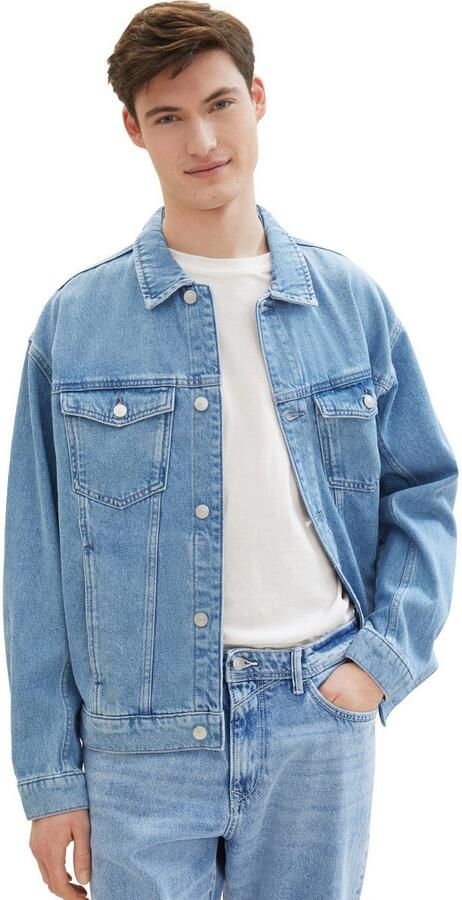 Tom Tailor Denim Jeansjack met knoopsluiting - Foto 3