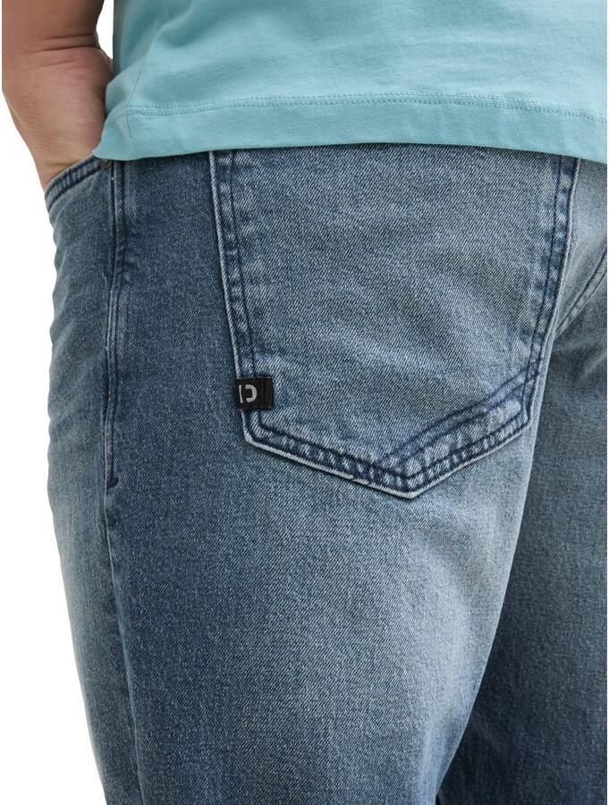 Tom Tailor Denim Slim fit bermuda van katoenmix model 'PIERS' - Foto 2
