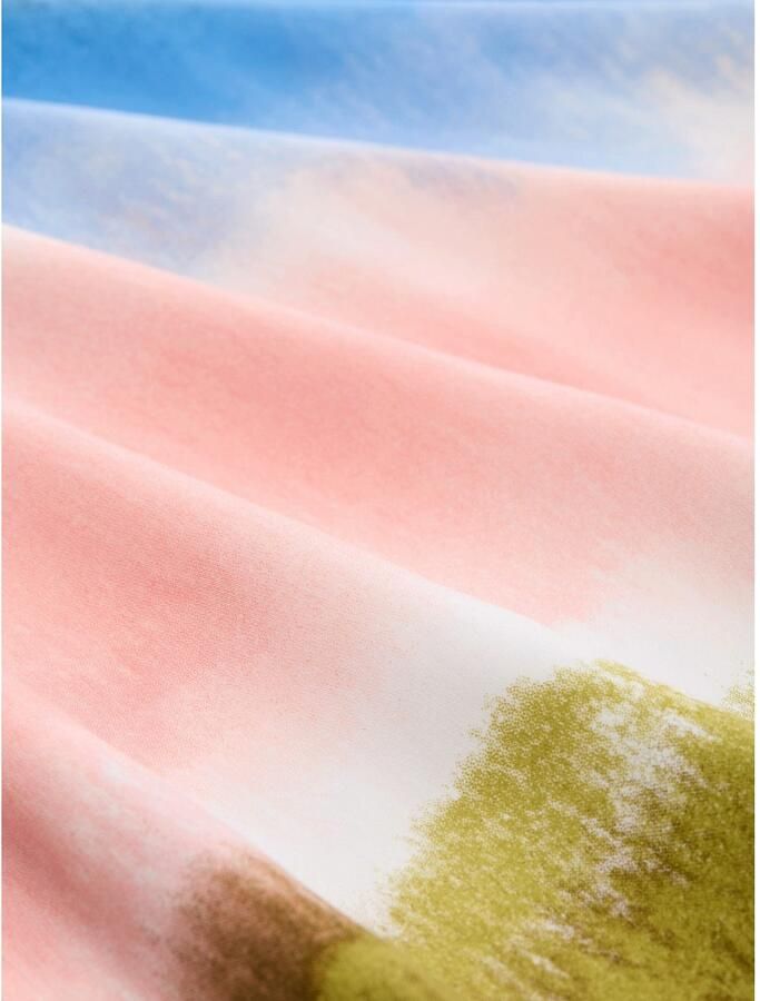 Tom Tailor Denim Jurk in haltermodel Zomerjurk met knoopsluiting