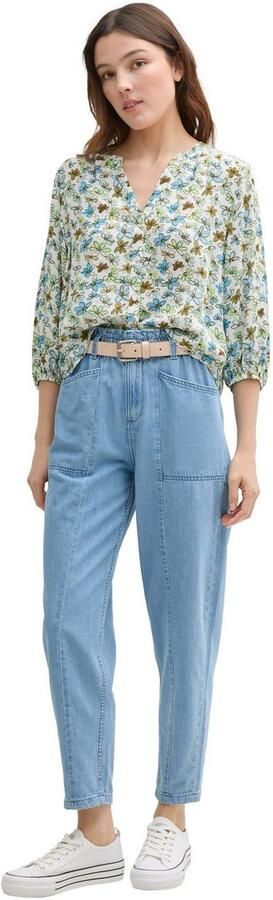 Tom Tailor Denim Loose fit blouse met all-over motief - Foto 5