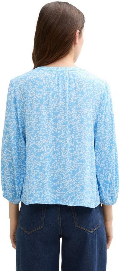 Tom Tailor Denim Loose fit blouse met all-over motief - Foto 4