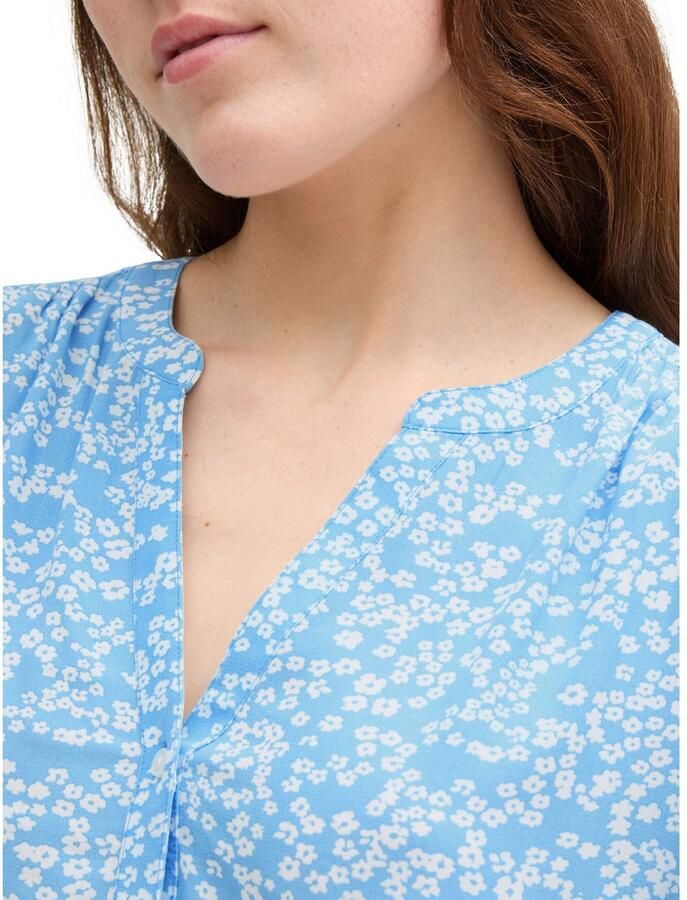 Tom Tailor Denim Loose fit blouse met all-over motief