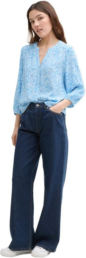 Tom Tailor Denim Loose fit blouse met all-over motief - Foto 5