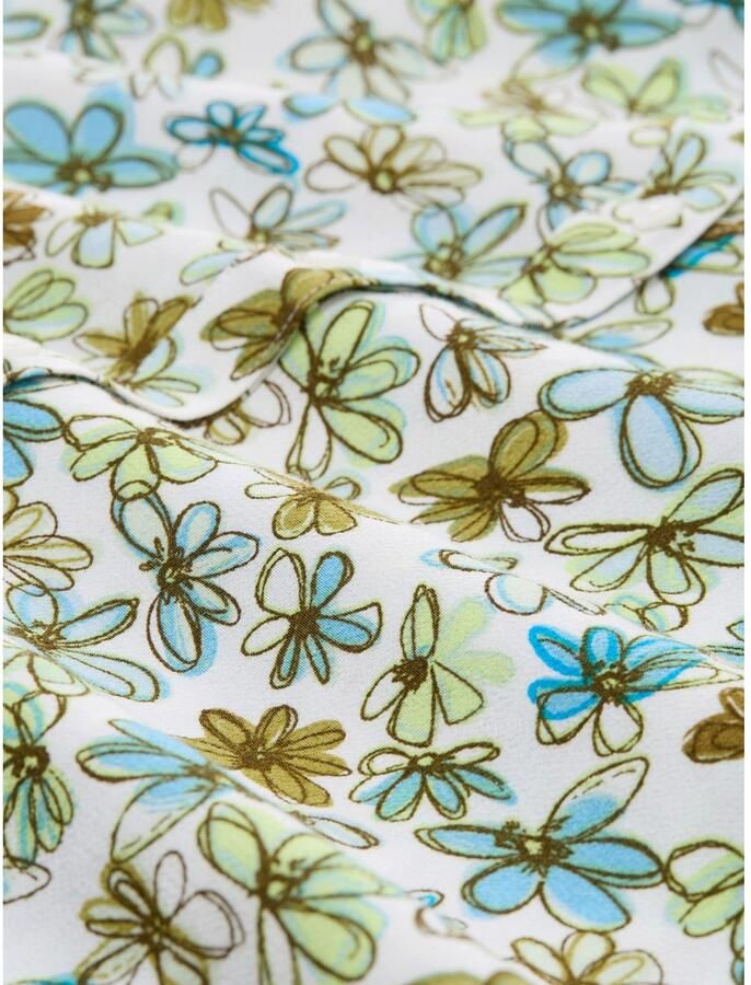 Tom Tailor Denim Loose fit blouse met all-over motief