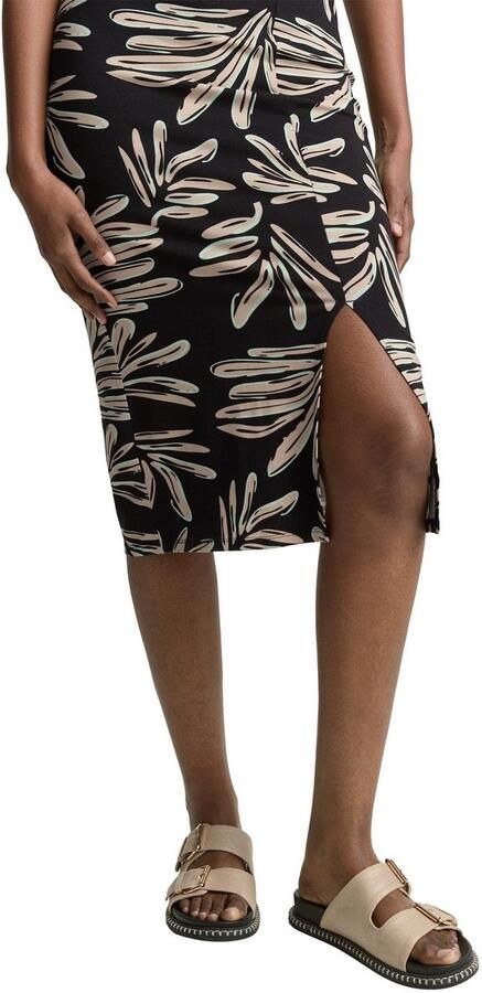 Tom Tailor Denim Nauwsluitende vrijetijdsjurk met plooien in de taille - Foto 2