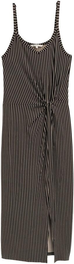 Tom Tailor Denim Nauwsluitende vrijetijdsjurk met plooien in de taille - Foto 4