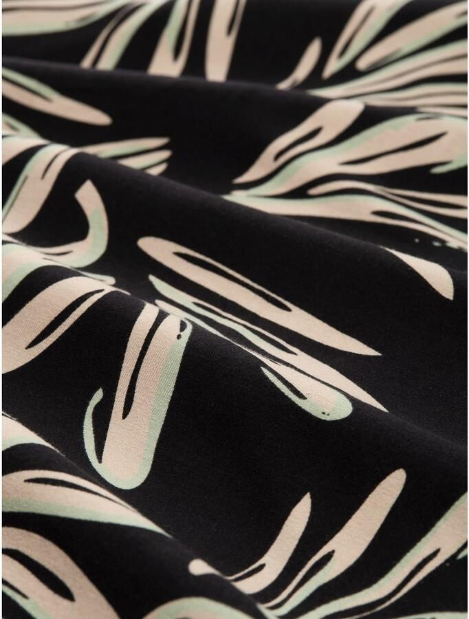 Tom Tailor Denim Nauwsluitende vrijetijdsjurk met plooien in de taille