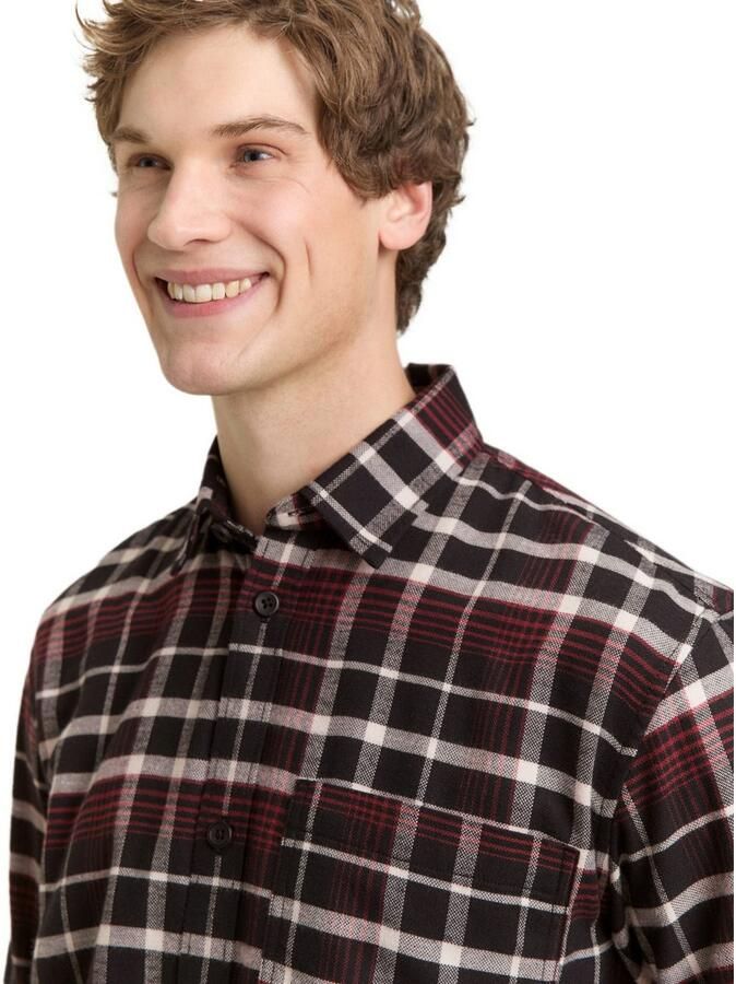 Tom Tailor Denim Overhemd met lange mouwen geruit - Foto 3