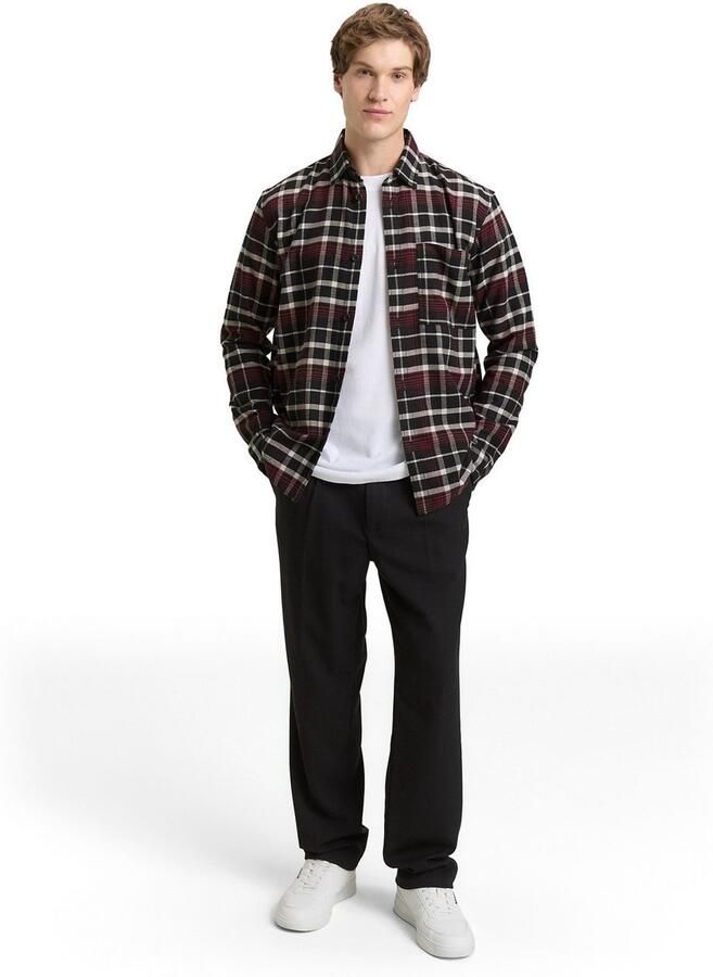 Tom Tailor Denim Overhemd met lange mouwen geruit - Foto 4