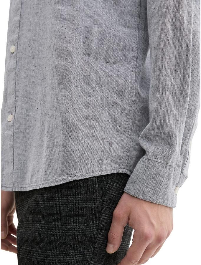 Tom Tailor Denim Overhemd met lange mouwen met kentkraag - Foto 2