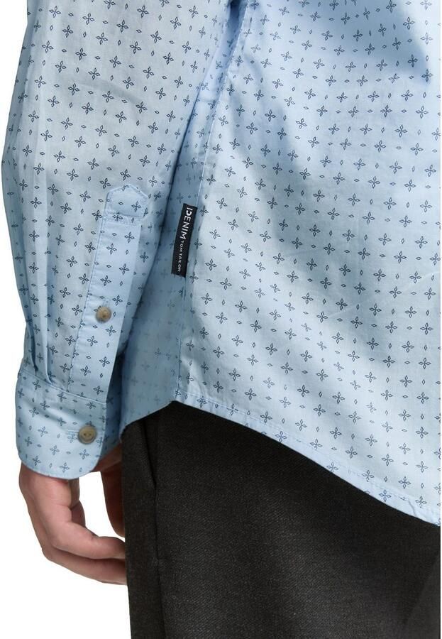 Tom Tailor Denim Overhemd met lange mouwen POPLIN met gestreept patroon - Foto 3