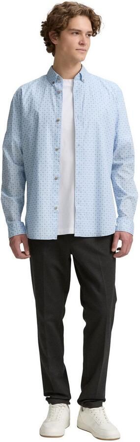 Tom Tailor Denim Overhemd met lange mouwen POPLIN met gestreept patroon - Foto 5