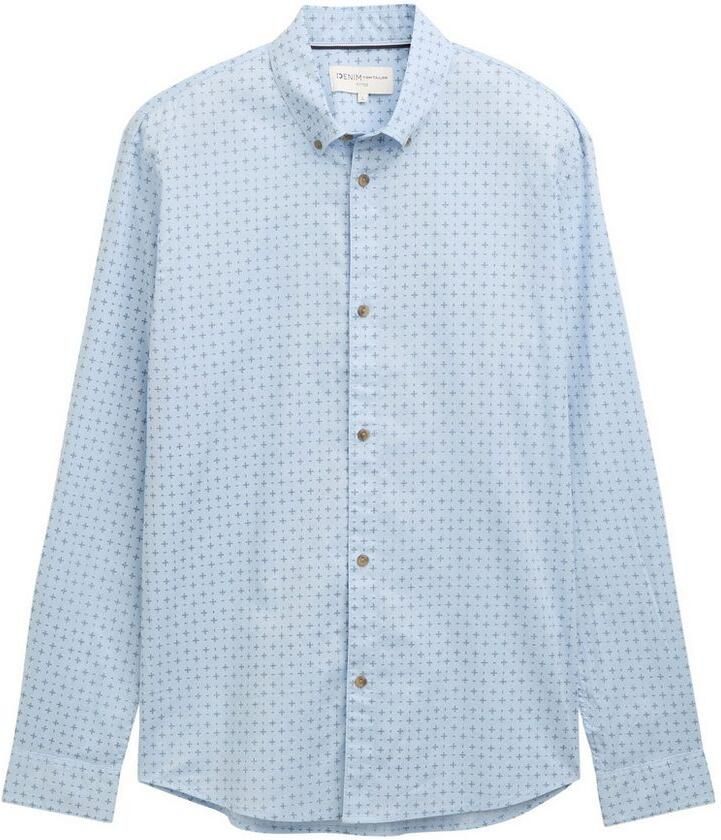 Tom Tailor Denim Overhemd met lange mouwen POPLIN met gestreept patroon - Foto 2