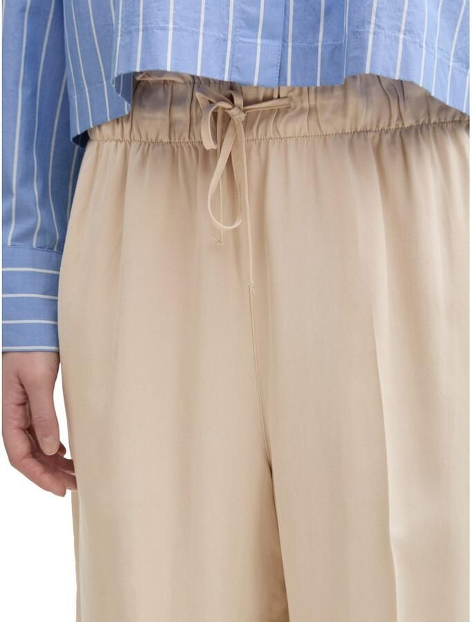 Tom Tailor Denim Paperbag-broek met zakken