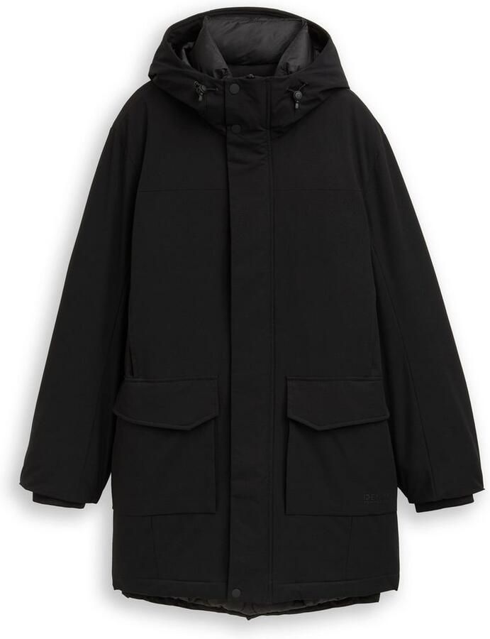 Tom Tailor Denim Regular fit parka met waterafstotende functie