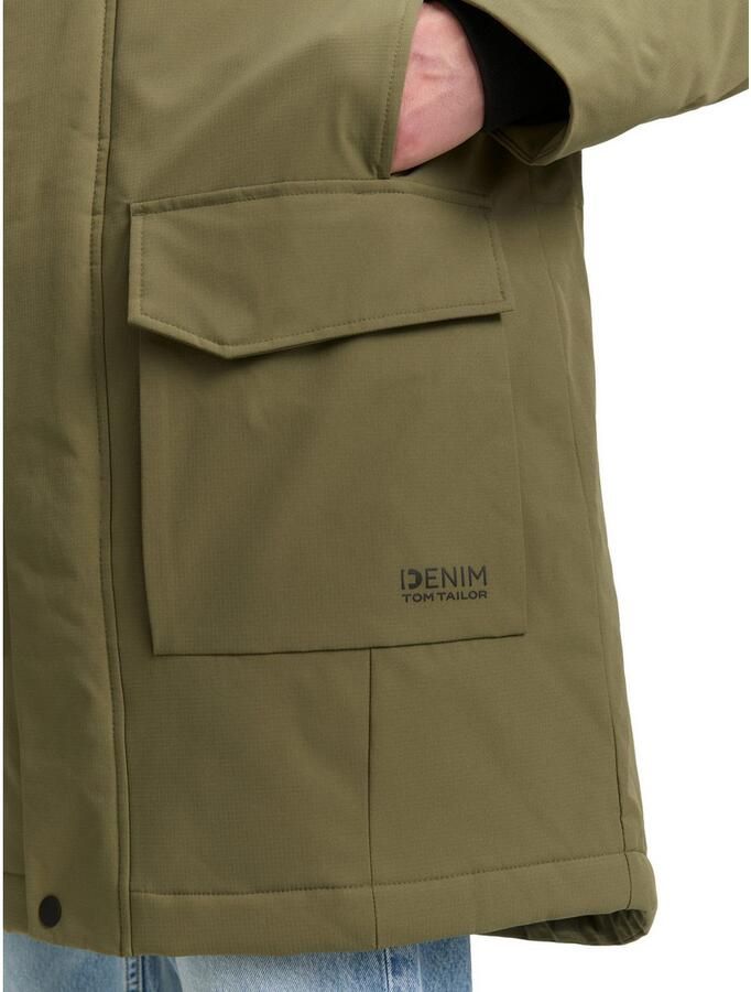 Tom Tailor Denim Regular fit parka met waterafstotende functie - Foto 2