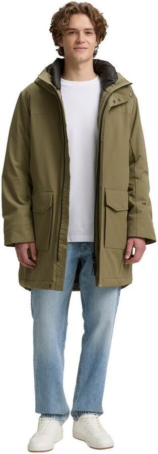 Tom Tailor Denim Regular fit parka met waterafstotende functie - Foto 5