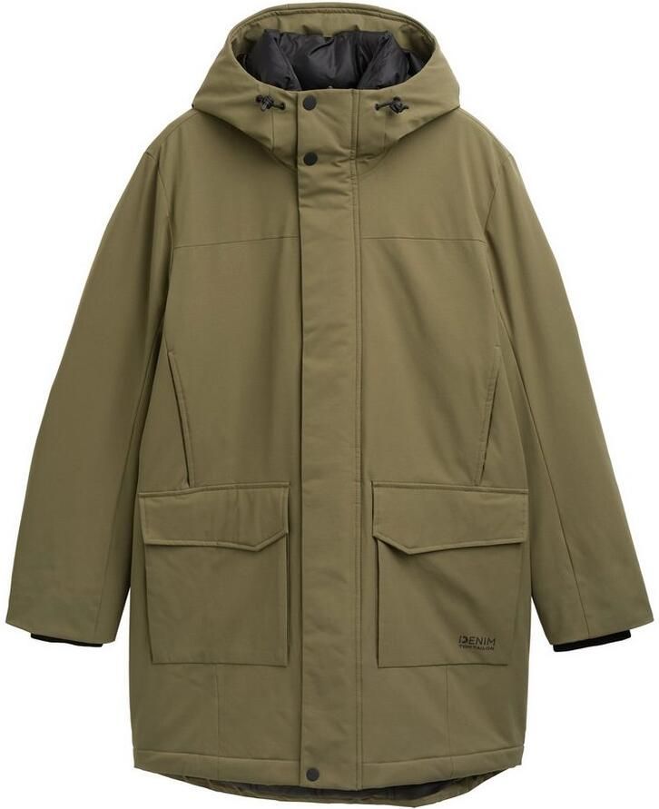 Tom Tailor Denim Regular fit parka met waterafstotende functie