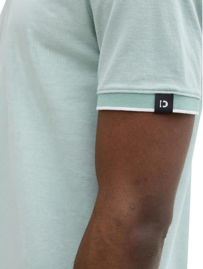 Tom Tailor Denim Poloshirt met contrastdetails - Foto 2