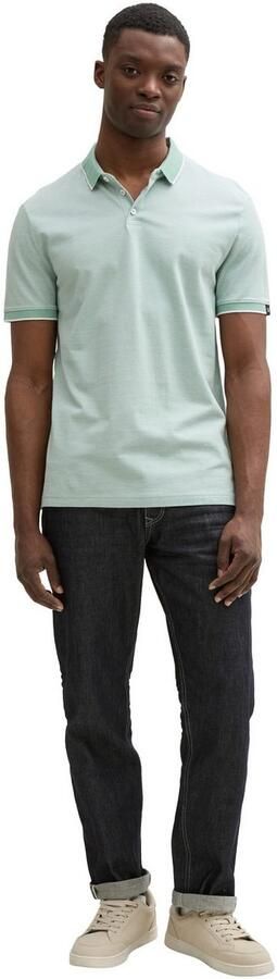 Tom Tailor Denim Poloshirt met contrastdetails - Foto 4