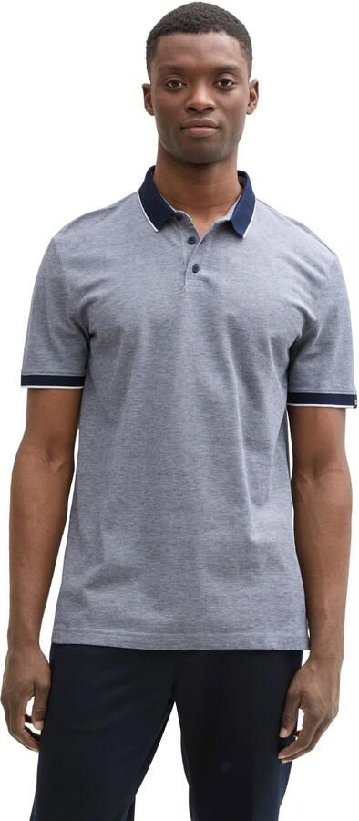 Tom Tailor Denim Poloshirt met contrastdetails - Foto 5