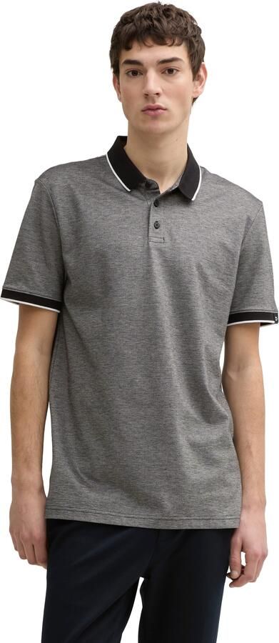 Tom Tailor Denim Poloshirt met contrastdetails - Foto 6