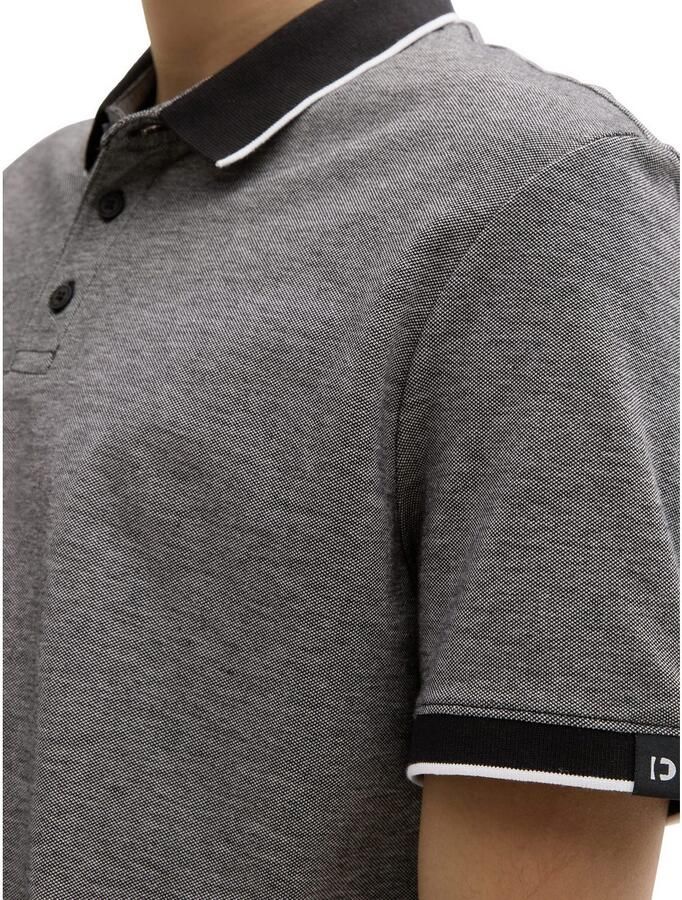 Tom Tailor Denim Poloshirt met contrastdetails