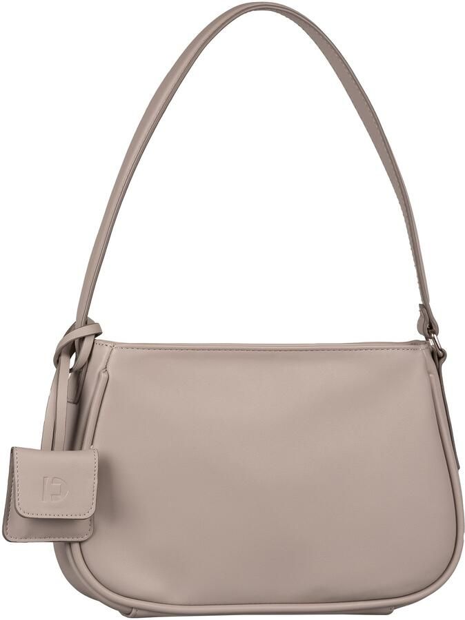 Tom Tailor Denim Schoudertas Bena van glad imitatieleer met fijn logo en decoratieve hanger - Foto 4