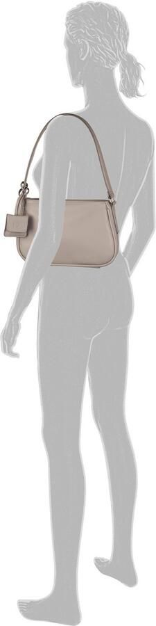 Tom Tailor Denim Schoudertas Bena van glad imitatieleer met fijn logo en decoratieve hanger - Foto 3