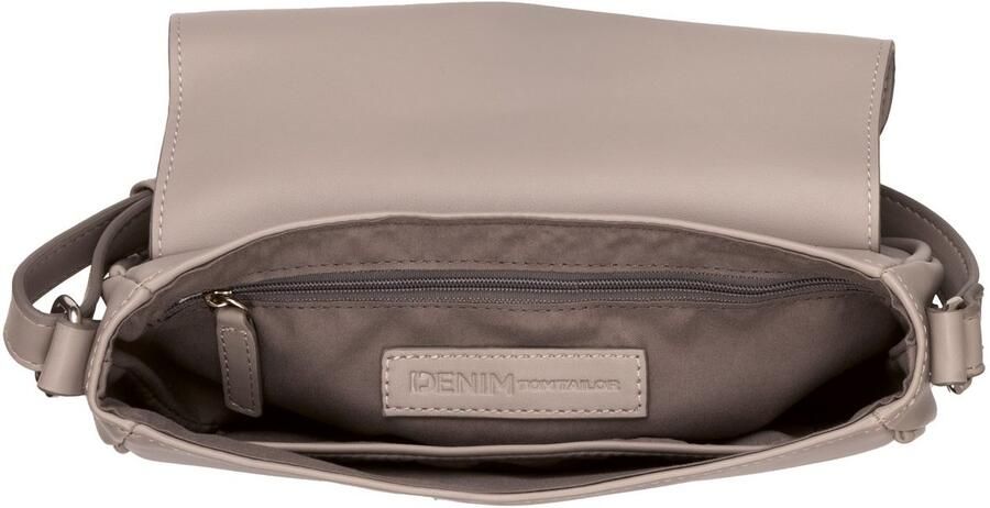 Tom Tailor Denim Schoudertas Bena van glad imitatieleer met fijn logo en decoratieve hanger - Foto 2