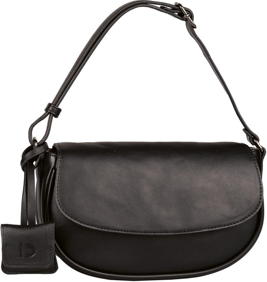 Tom Tailor Denim Schoudertas Bena van glad imitatieleer met fijn logo en decoratieve hanger - Foto 4