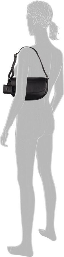 Tom Tailor Denim Schoudertas Bena van glad imitatieleer met fijn logo en decoratieve hanger - Foto 3