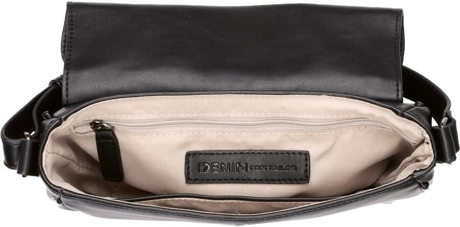 Tom Tailor Denim Schoudertas Bena van glad imitatieleer met fijn logo en decoratieve hanger - Foto 2