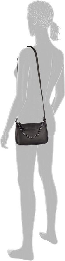 Tom Tailor Denim Schoudertas Cheryl met trendy schakelketting draagbaar als rugzak of city-shopper - Foto 3