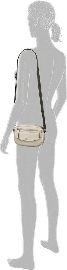 Tom Tailor Denim Schoudertas FARA zachte softer stijl met contrastweefselband en glossy logoprint - Foto 4