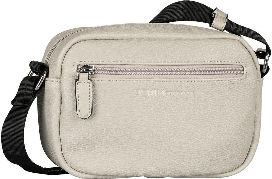 Tom Tailor Denim Schoudertas FARA zachte softer stijl met contrastweefselband en glossy logoprint - Foto 2