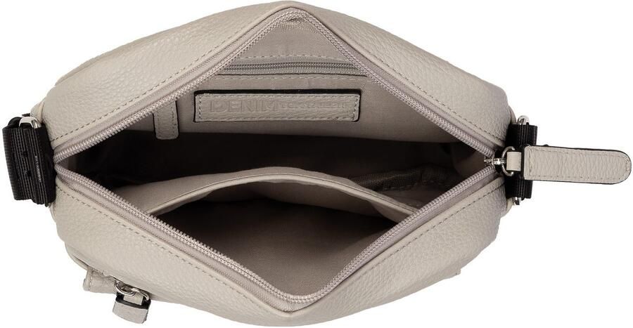 Tom Tailor Denim Schoudertas FARA zachte softer stijl met contrastweefselband en glossy logoprint - Foto 3