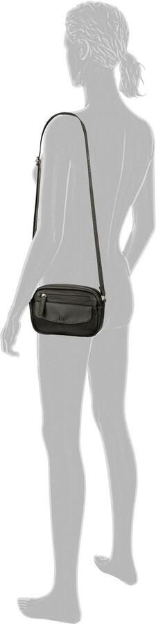 Tom Tailor Denim Schoudertas FARA zachte softer stijl met contrastweefselband en glossy logoprint - Foto 4