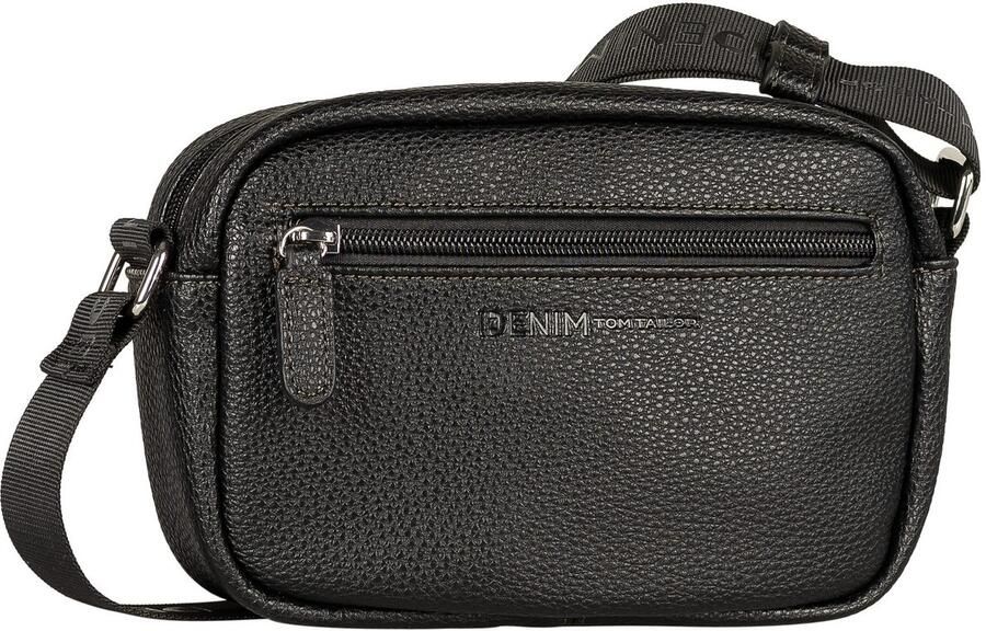 Tom Tailor Denim Schoudertas FARA zachte softer stijl met contrastweefselband en glossy logoprint - Foto 2