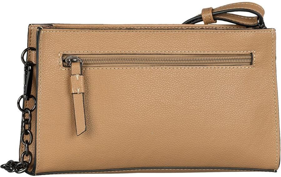 Tom Tailor Denim Schoudertas Lennon van gripvast imitatieleer met afneembare metalen ketting - Foto 2