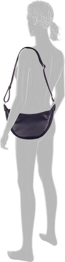 Tom Tailor Denim Schoudertas Liriel ruim model in een materiaalmix - Foto 3