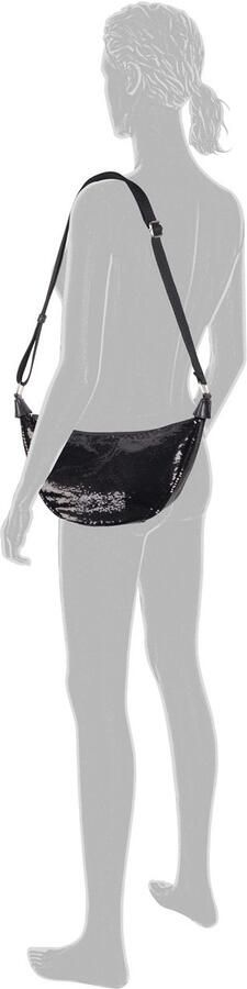 Tom Tailor Denim Schoudertas Liriel ruim model in een materiaalmix - Foto 4