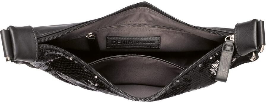 Tom Tailor Denim Schoudertas Liriel ruim model in een materiaalmix - Foto 3